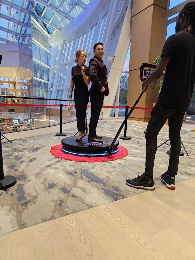 360 photo booth tent